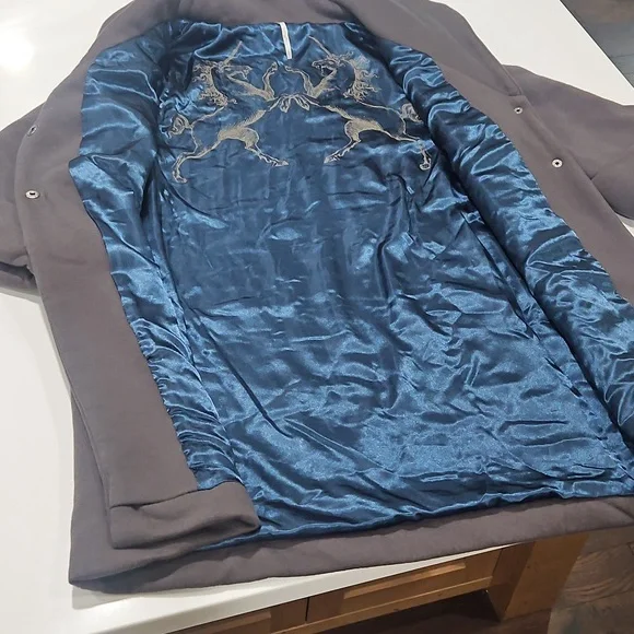 Free people Women's Gray Pea Coat Size Xs. - Picture 2 of 6